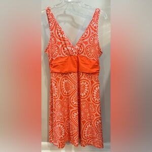 Patagonia Margot Coral White Pattern
Sleeveless Dress